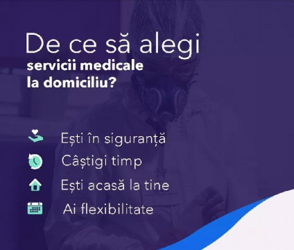 Asistent medical ofer servicii medicale la domiciliu